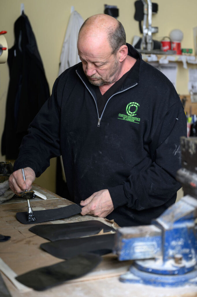 Orthotic fabrication at Custom Orthotics of London