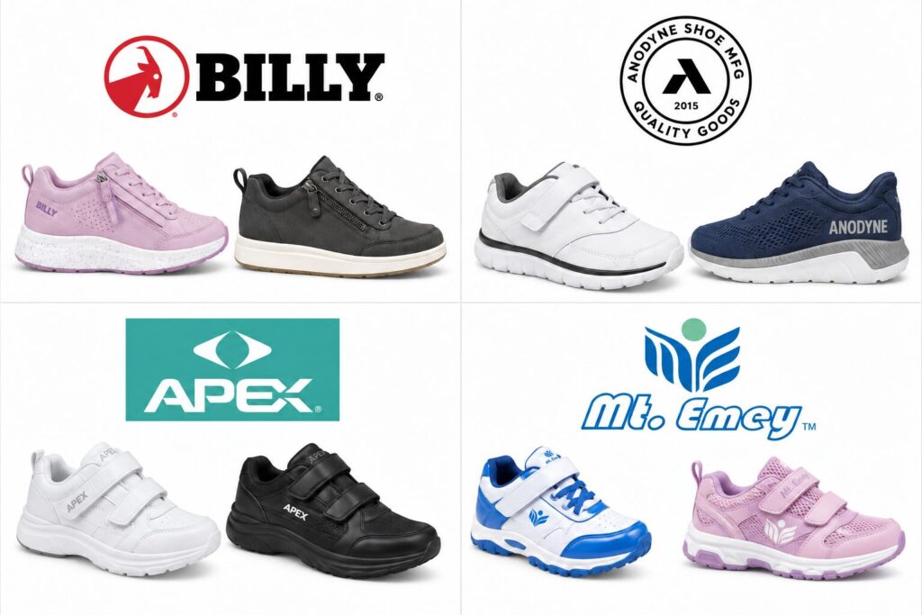 Orthopaedic shoe brands