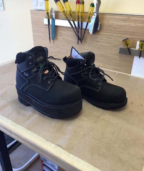 External shoe lift modification