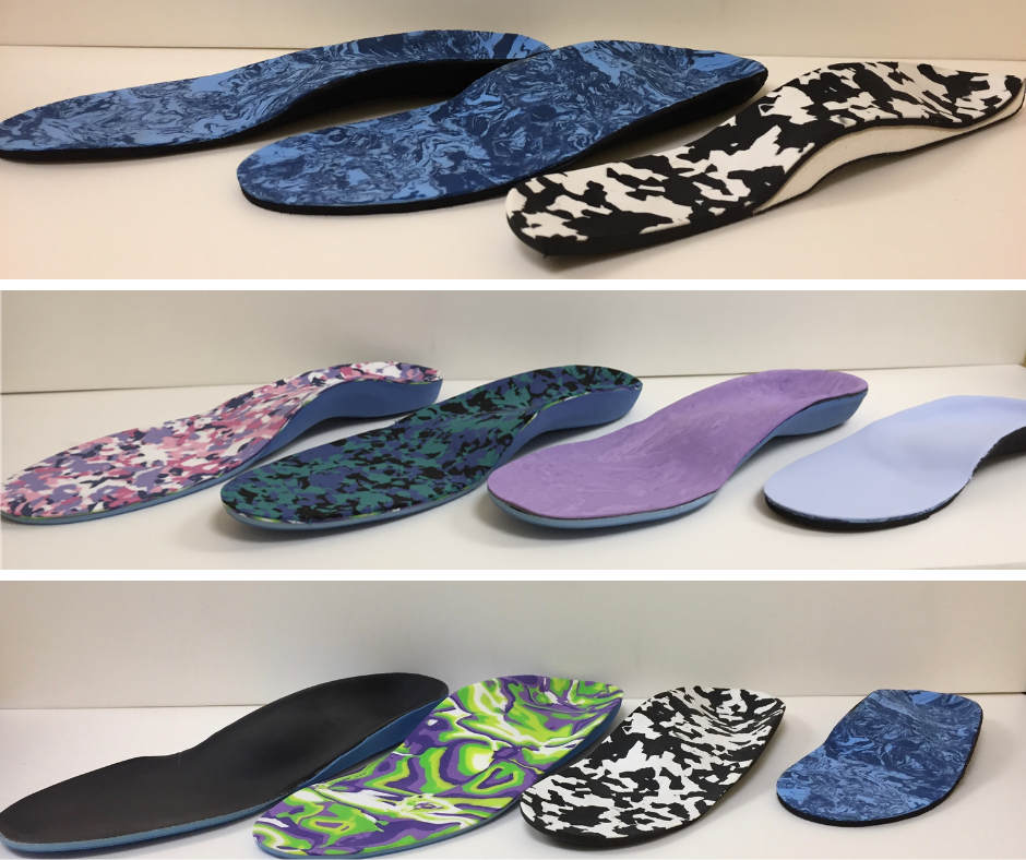 Custom foot orthoses