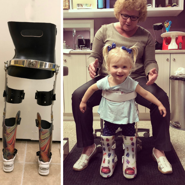 Reciprocating gait orthosis
